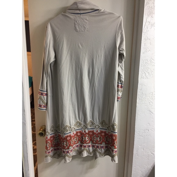 Johnny was Los Angeles embroidered duster sweater - Picture 6 of 6